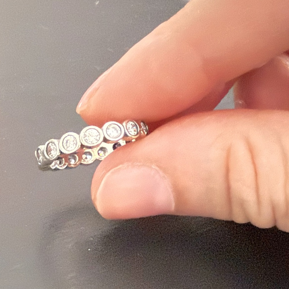 Retired Pandora Alluring Brilliant Sterling Silver Ring